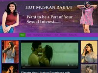 Desktop screenshot for muskanrajput.in