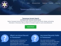 Desktop screenshot for tennesseearrests.com