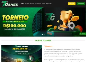 How 7games.cc looks like on a tablet such as an iPad.