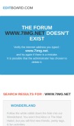 How 7img.net looks like on a mobile device such as an iPhone.