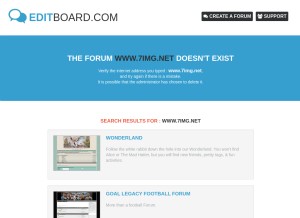 How 7img.net looks like on a tablet such as an iPad.