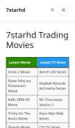 How 7starhd.uno looks like on a mobile device such as an iPhone.