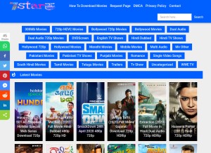 How 7starhd.watch looks like on a tablet such as an iPad.
