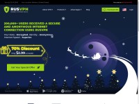 Desktop screenshot for rusvpn.com