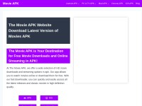 Desktop screenshot for themovieapk.com