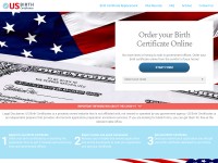Desktop screenshot for usbirthcertificates.com