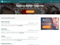 Desktop screenshot for dailystrength.org