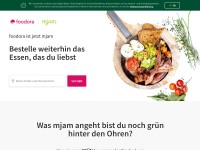 Desktop screenshot for foodora.at