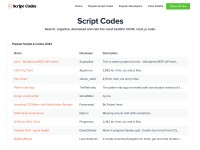 Desktop screenshot for scriptcodes.co