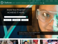 Desktop screenshot for clarkson.edu