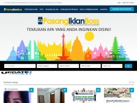 Desktop screenshot for pasangiklanboss.com