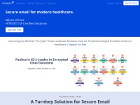 Desktop screenshot for paubox.com