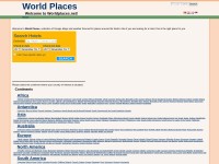 Desktop screenshot for worldplaces.net