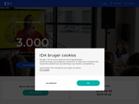 Desktop screenshot for ida.dk