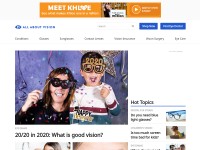 Desktop screenshot for allaboutvision.com