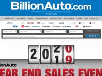 Desktop screenshot for billionauto.com