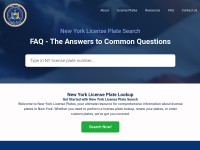 Desktop screenshot for newyorklicenseplate.com