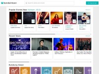 Desktop screenshot for bandsintown.com