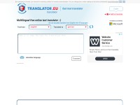 Desktop screenshot for translator.eu