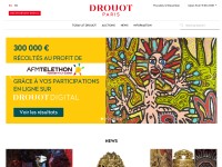 Desktop screenshot for drouot.com