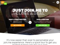 Desktop screenshot for join.me