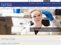 Desktop screenshot for uwec.edu