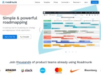 Desktop screenshot for roadmunk.com