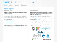 Desktop screenshot for loginza.ru