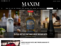 Desktop screenshot for maxim.com
