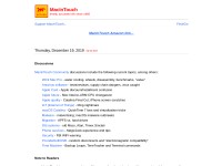 Desktop screenshot for macintouch.com