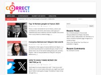 Desktop screenshot for correcttunes.com