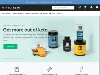 Desktop screenshot for perfectketo.com