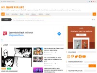 Desktop screenshot for myanimeforlife.com