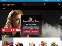 Desktop screenshot for supervapestore.com
