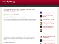 Desktop screenshot for colorpsychology.org