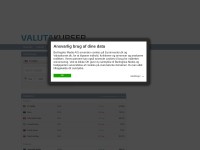 Desktop screenshot for valutakurser.dk