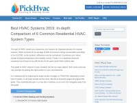 Desktop screenshot for pickhvac.com