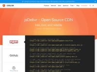 Desktop screenshot for jsdelivr.com