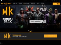 Desktop screenshot for mortalkombat.com