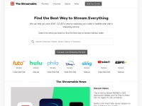 Desktop screenshot for thestreamable.com