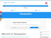 Desktop screenshot for tipsographic.com