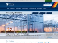 Desktop screenshot for uvic.ca