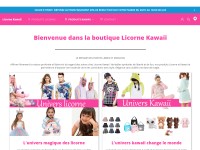 Desktop screenshot for licorne-kawaii.com