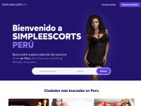 Desktop screenshot for pe.simpleescorts.com