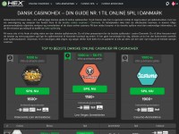 Desktop screenshot for casinohex.dk