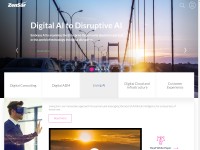 Desktop screenshot for zensar.com