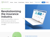 Desktop screenshot for zywave.com