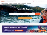 Desktop screenshot for klook.com