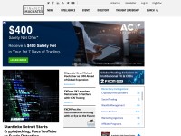 Desktop screenshot for financemagnates.com