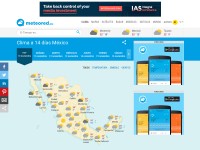 Desktop screenshot for meteored.mx